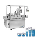 Small bottle filling and capping machine beauty cream filling machine for body cream